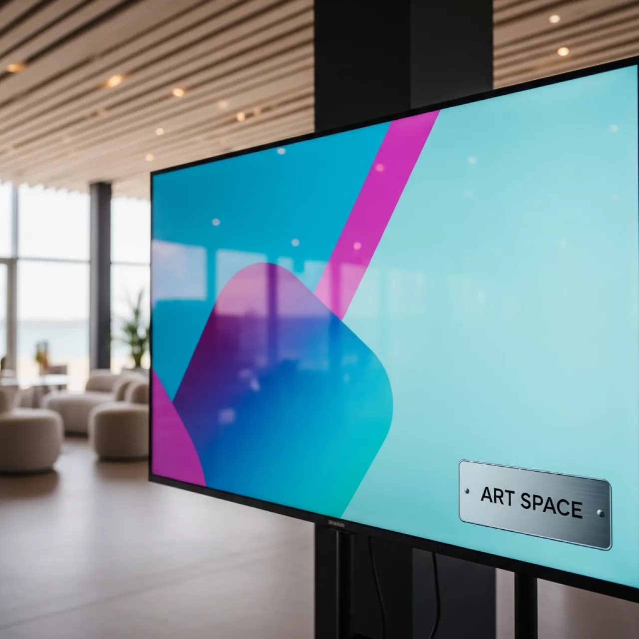 Аренда Панель профессиональная 43 Hikvision DS D 6043UN B в пляжном комплексе VinoGrad — ART SPACE