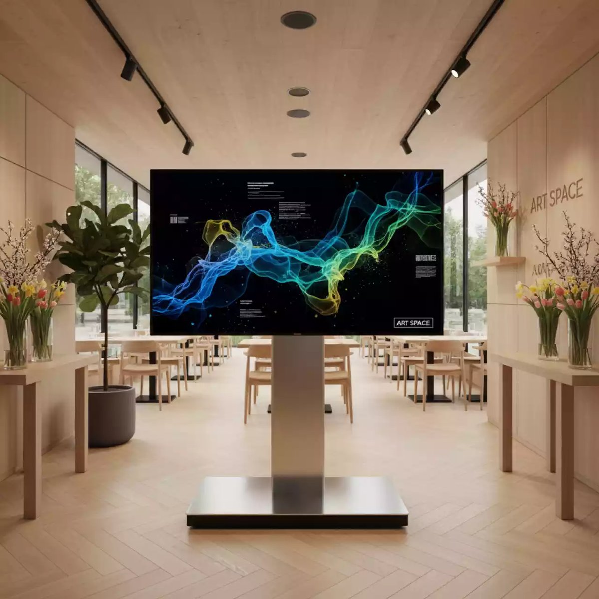 Аренда Панель профессиональная 86 FLAME DS1V86FT500 в ресторане «Магеллан» — ART SPACE