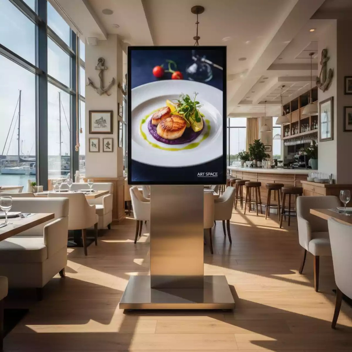 Аренда Панель профессиональная Benq SL7502K 75 дюймов в ресторане «Магадан» — ART SPACE