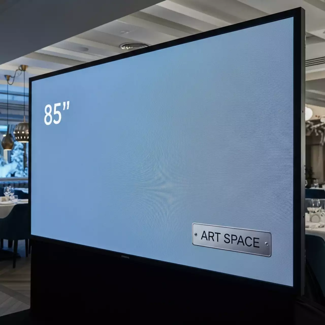 Аренда Панель профессиональная Benq SL8502K 85 дюймов в ресторане «Баран-Рапан» — ART SPACE