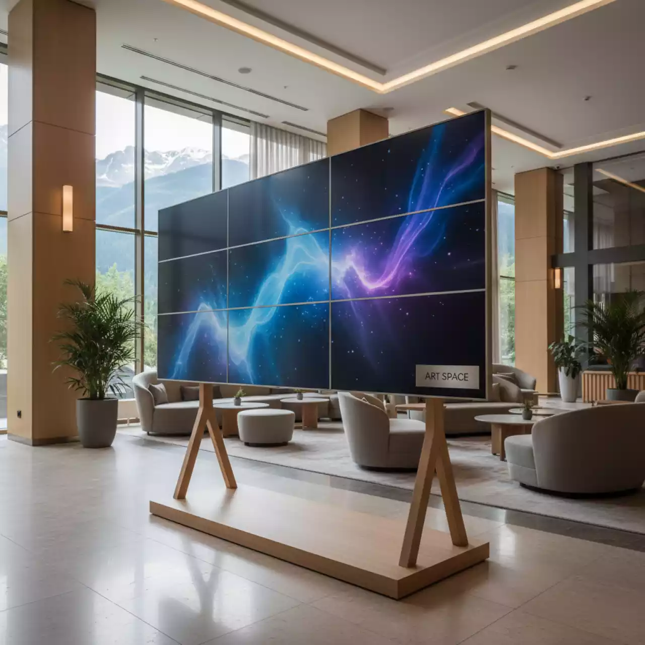 Аренда Панель профессиональная для видеостен CleverMic 46 DP 46 3,5 мм 500 DisplayPort в Sochi Marriott Krasnaya Polyana — ART SPACE