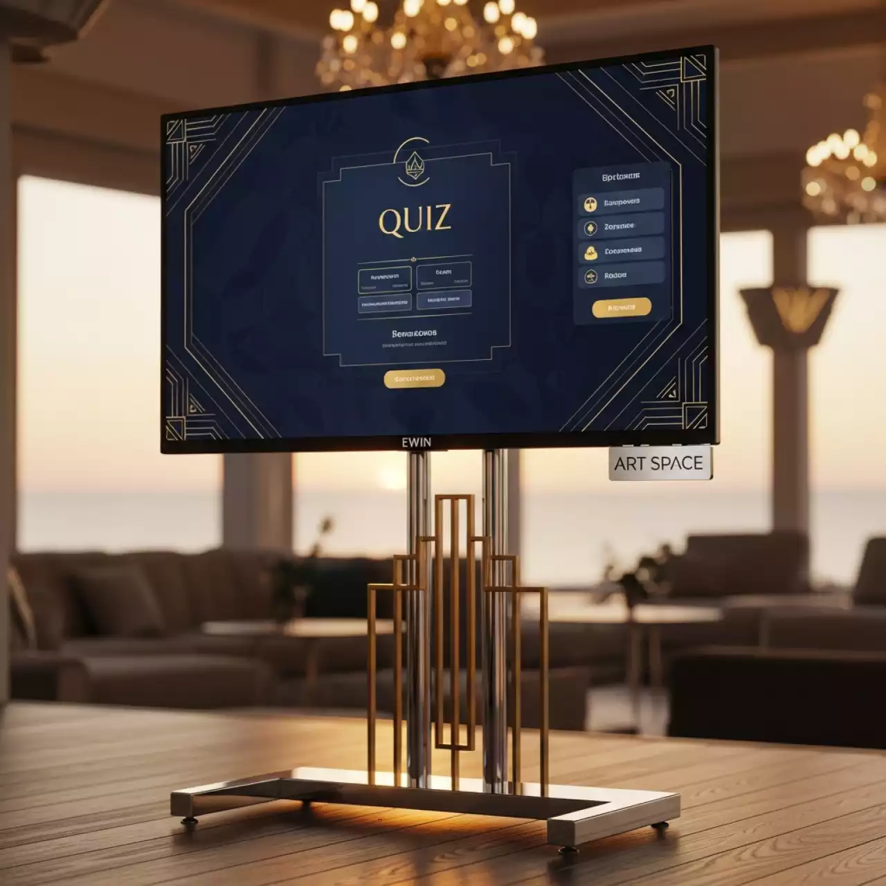 Аренда Панель профессиональная EWIN DE55M 55 дюймов на пляжных клубах Хосты — ART SPACE