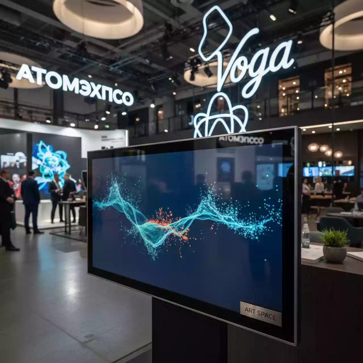 Аренда Панель профессиональная EWIN WS55A 55 дюймов в ресторане «Voda» — ART SPACE