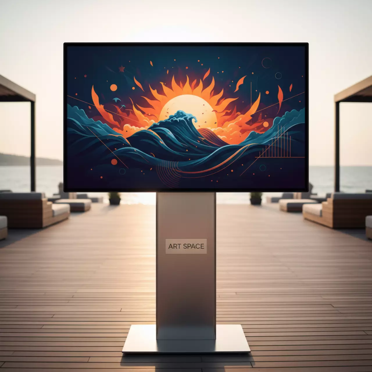 Аренда Панель профессиональная iVi 49PD 2 на пляжных клубах Хосты — ART SPACE