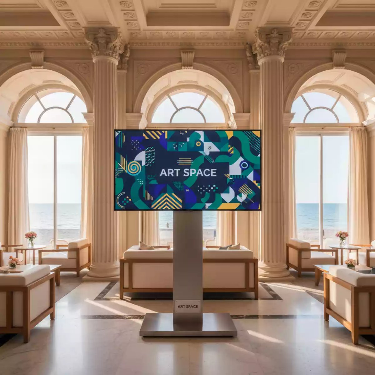 Аренда Панель профессиональная iVi W09 в пляжном клубе Del Mar — ART SPACE