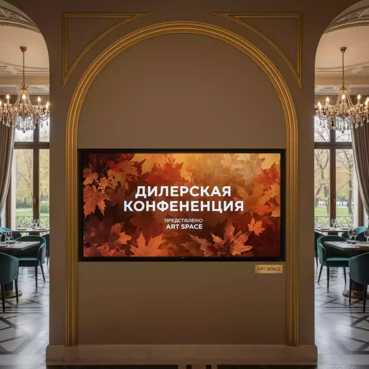 Аренда Панель профессиональная LG 49VL5B B в ресторане «Паруса» — ART SPACE