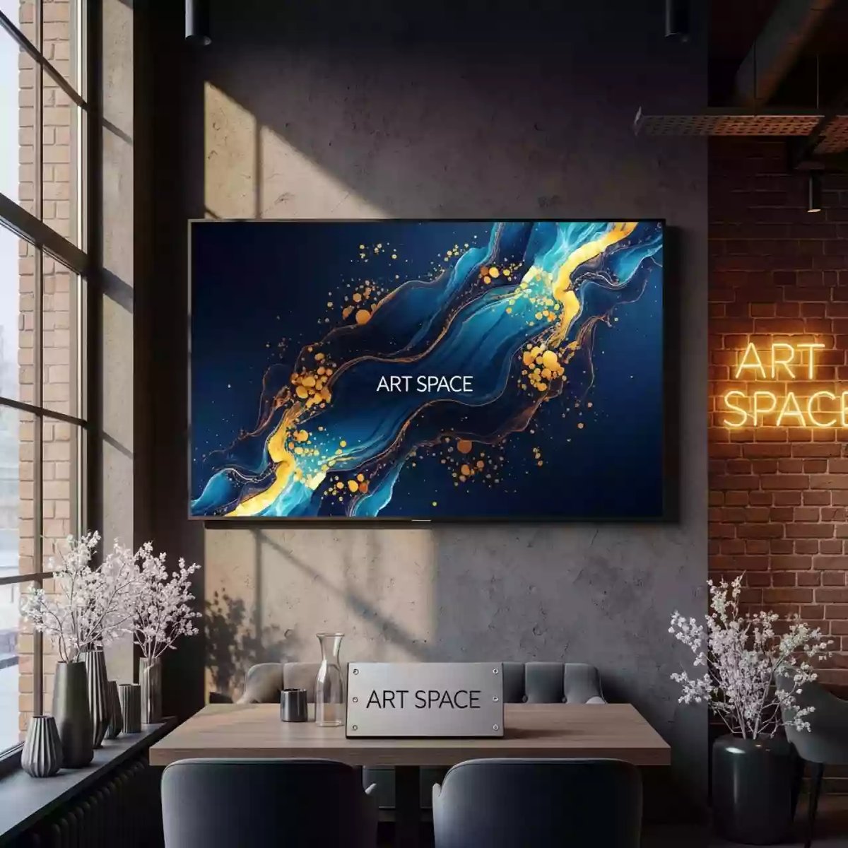 Аренда Панель профессиональная Philips 55BDL9025L 00 в ресторане «Сыроварня» — ART SPACE