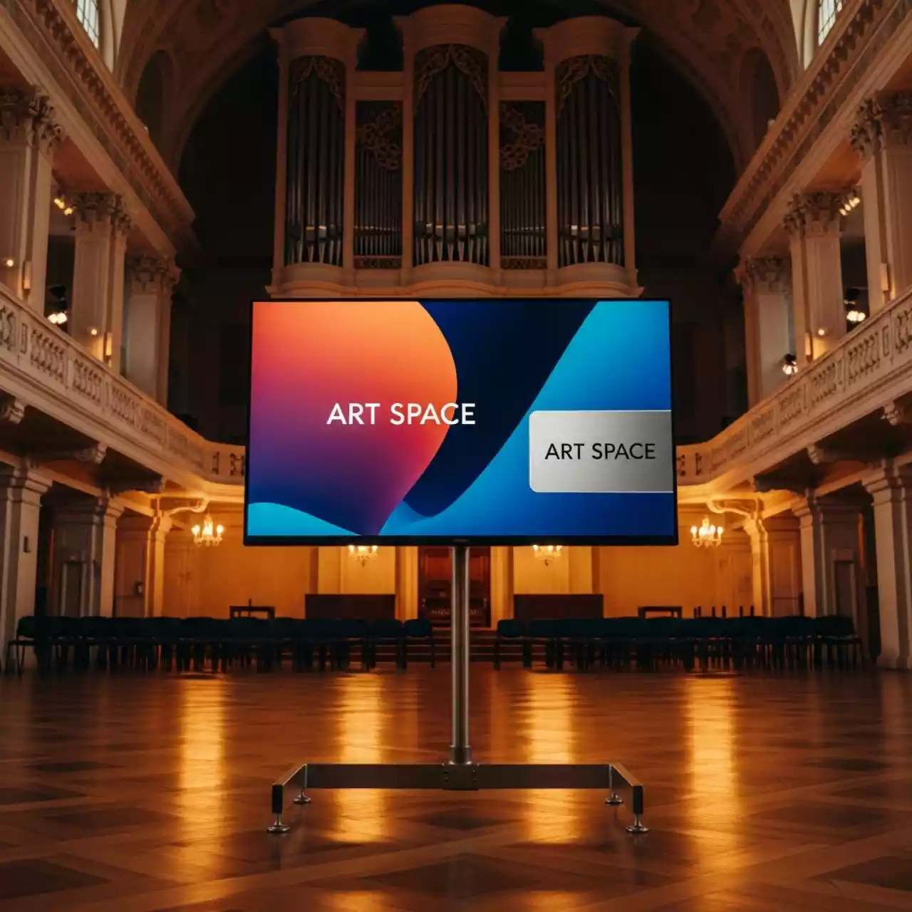 Аренда Панель профессиональная Sharp PN Y555 в Зале органной и камерной музыки — ART SPACE