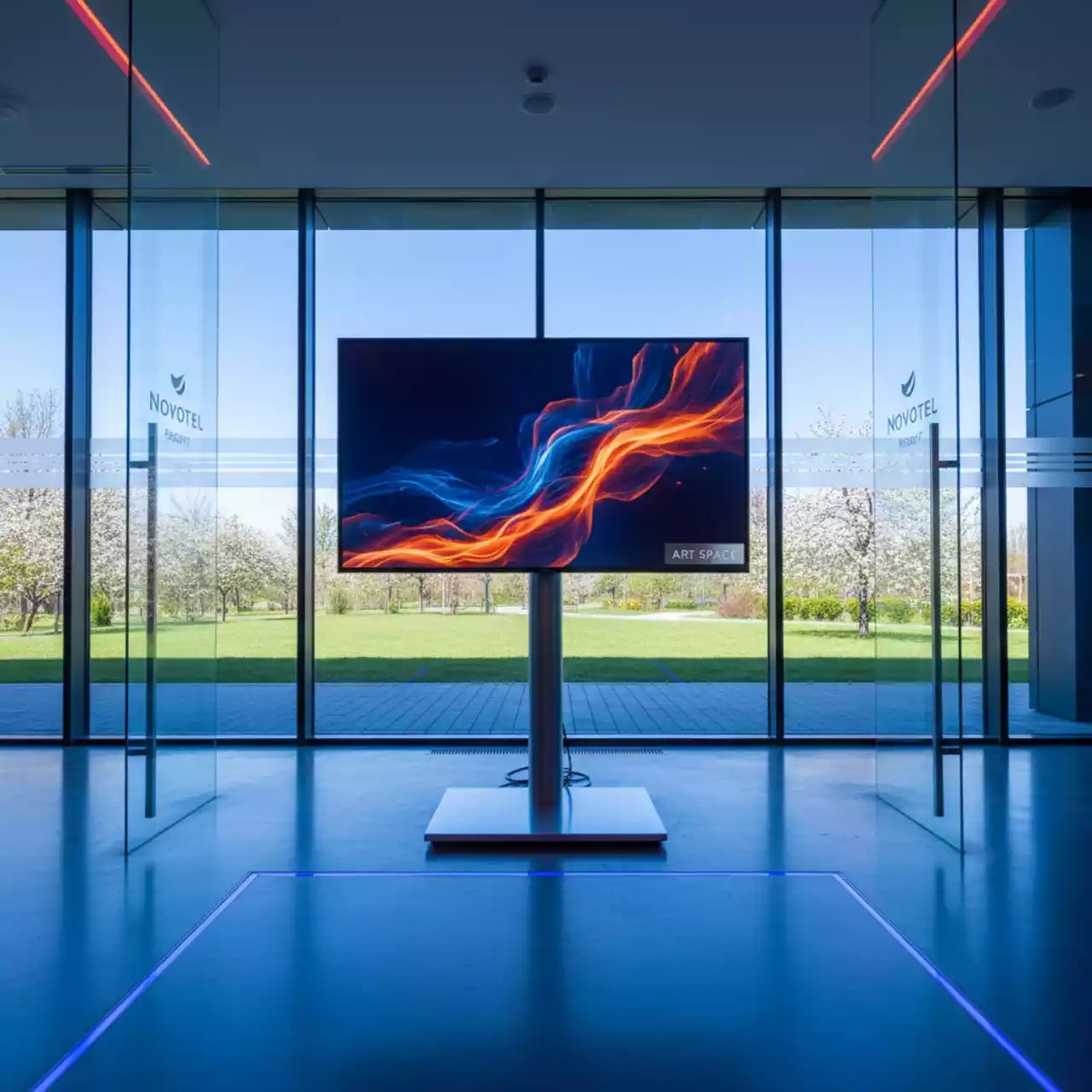 Аренда Панель профессиональная ЖК с разрешением Ultra HD AMS DS84QHD в Novotel Resort — ART SPACE