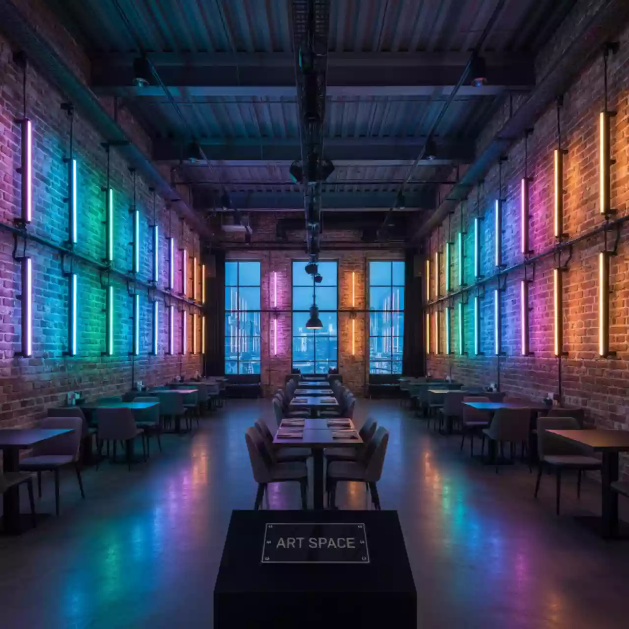 Аренда Панель RGB светодиодная Pixel Bar 24 в ресторане «Баран-Рапан» — ART SPACE