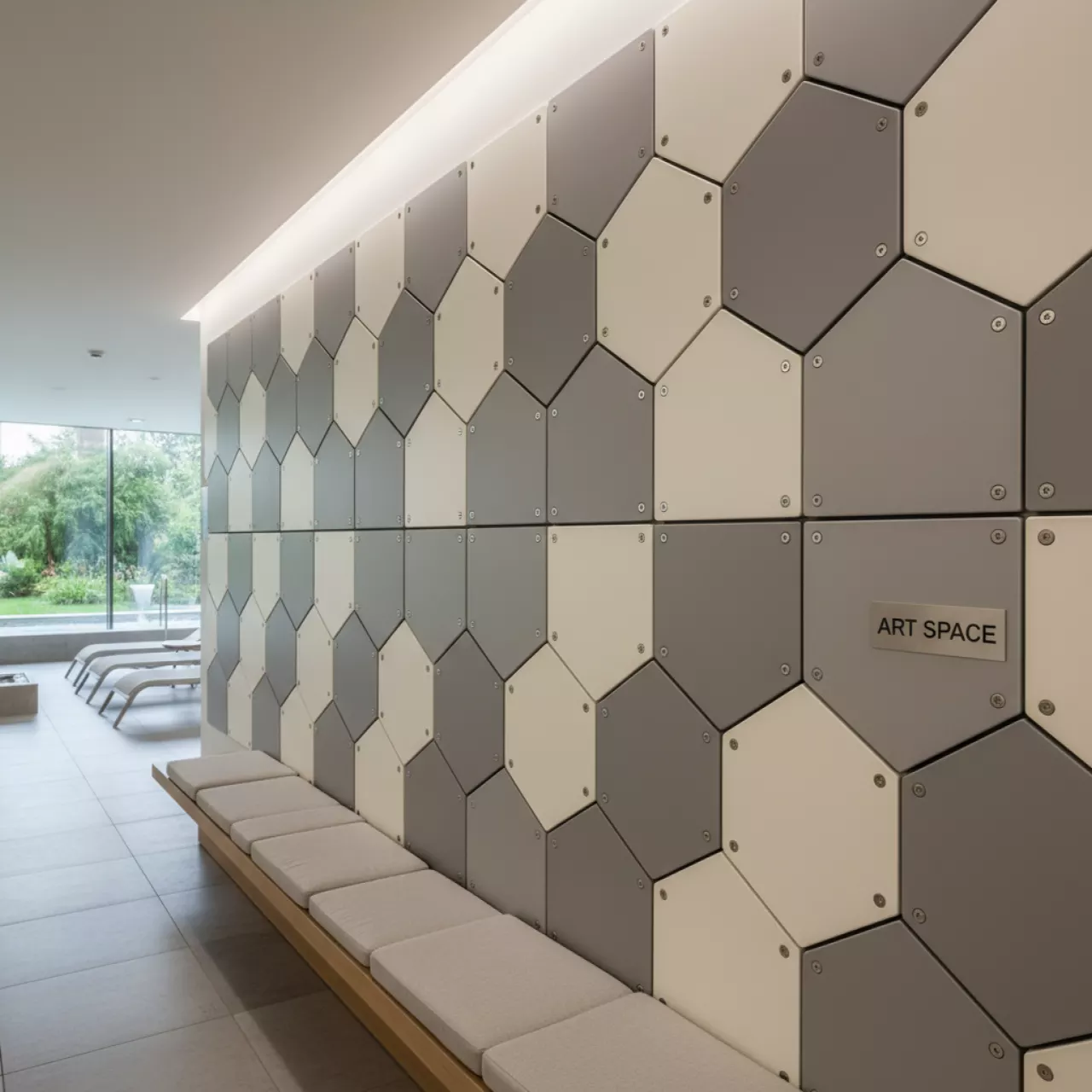 Аренда Панель с внешними видимыми креплениями Askell Standart 60х90 см в санатории «Металлург» — ART SPACE