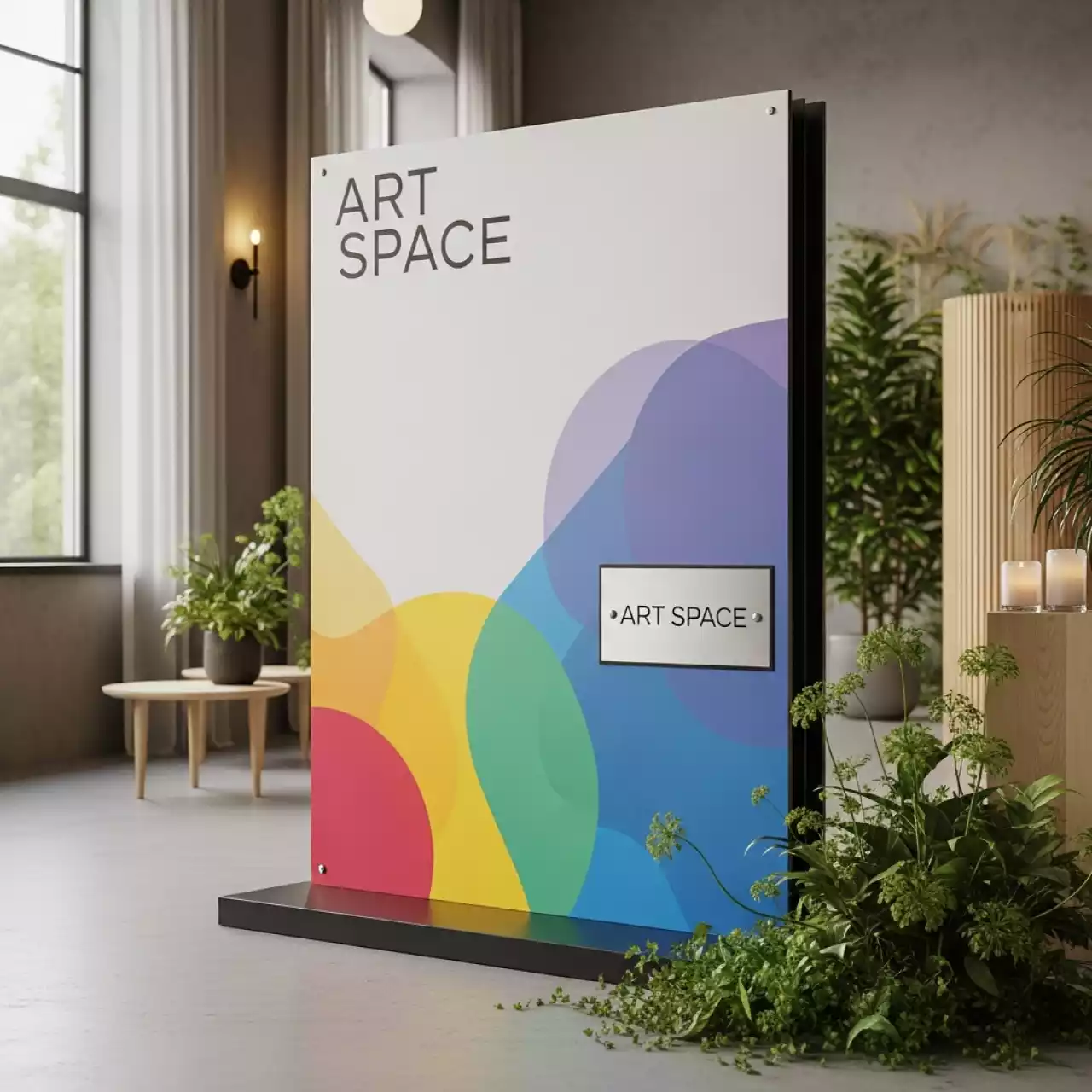 Аренда Панель с внешними видимыми креплениями Askell Standart 90х120 см в Boutique Hotel PORTUM 1905 — ART SPACE