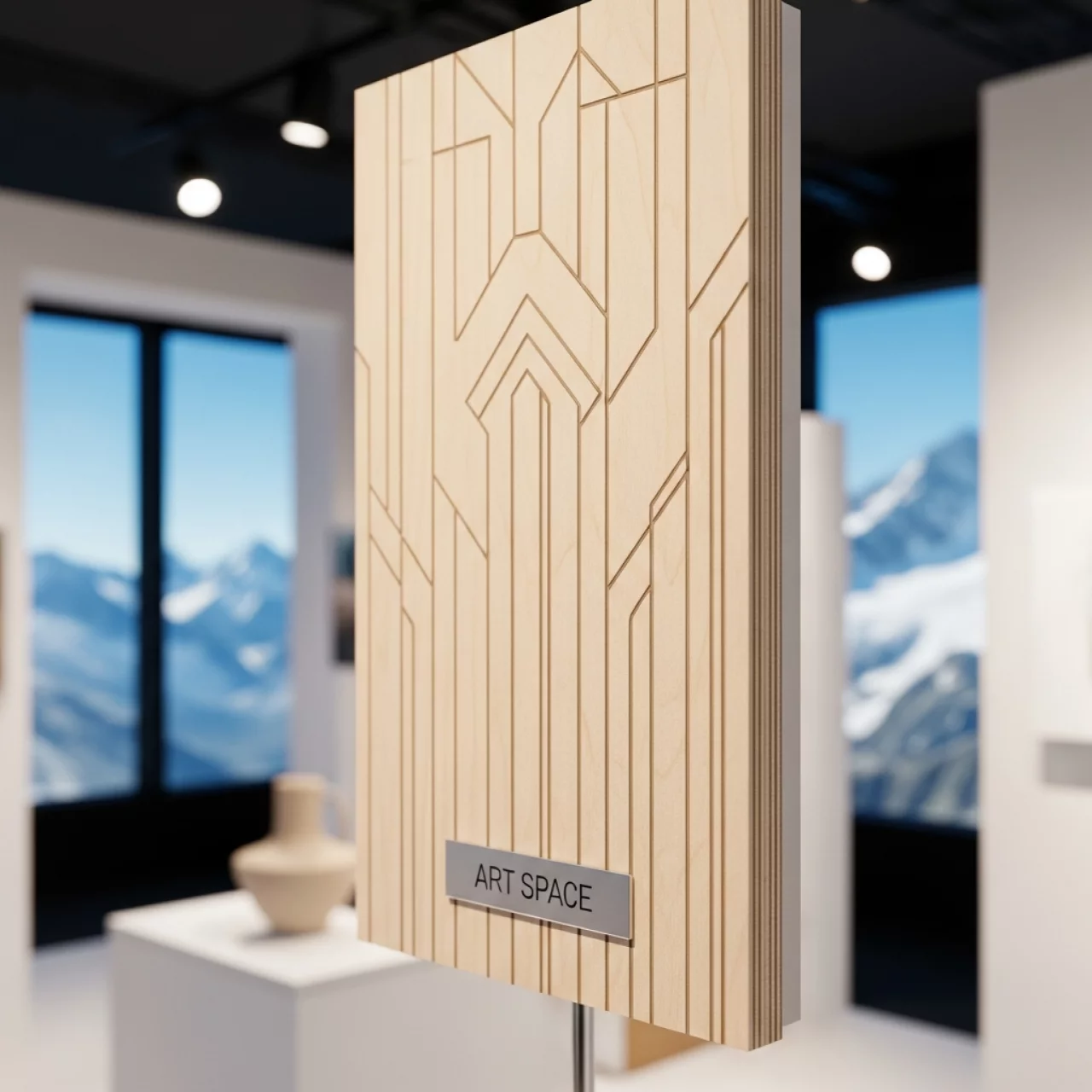 Аренда Панель стеновая для кухни МДФ Паладина светлая на площадке Rosa Peak (2320м) — ART SPACE