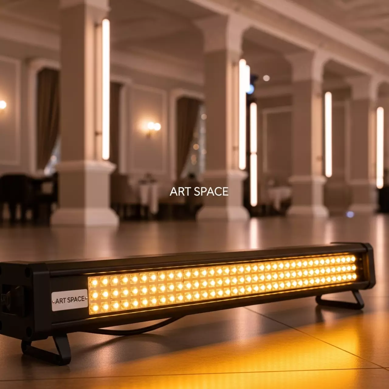 Аренда Панель светодиодная Anlight ANLT2023 72х3 RGB LED Bar в ресторане «Плакучая Ива» — ART SPACE