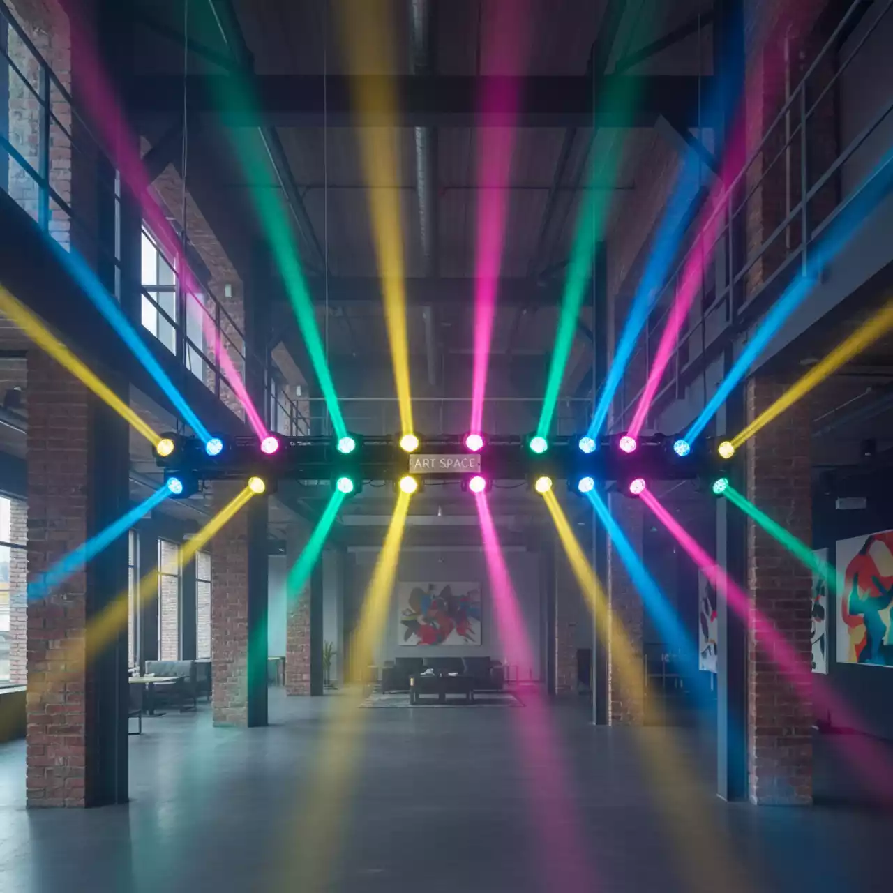 Аренда Панель светодиодная Bar Dia Lighting RGBW 12х10 в отеле «Богатырь» — ART SPACE