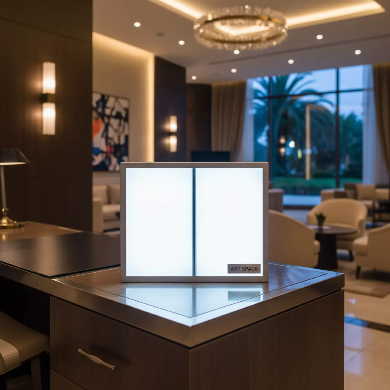 Аренда Панель световая А4 двусторонняя настольная в Swissôtel Resort Sochi Kamelia — ART SPACE