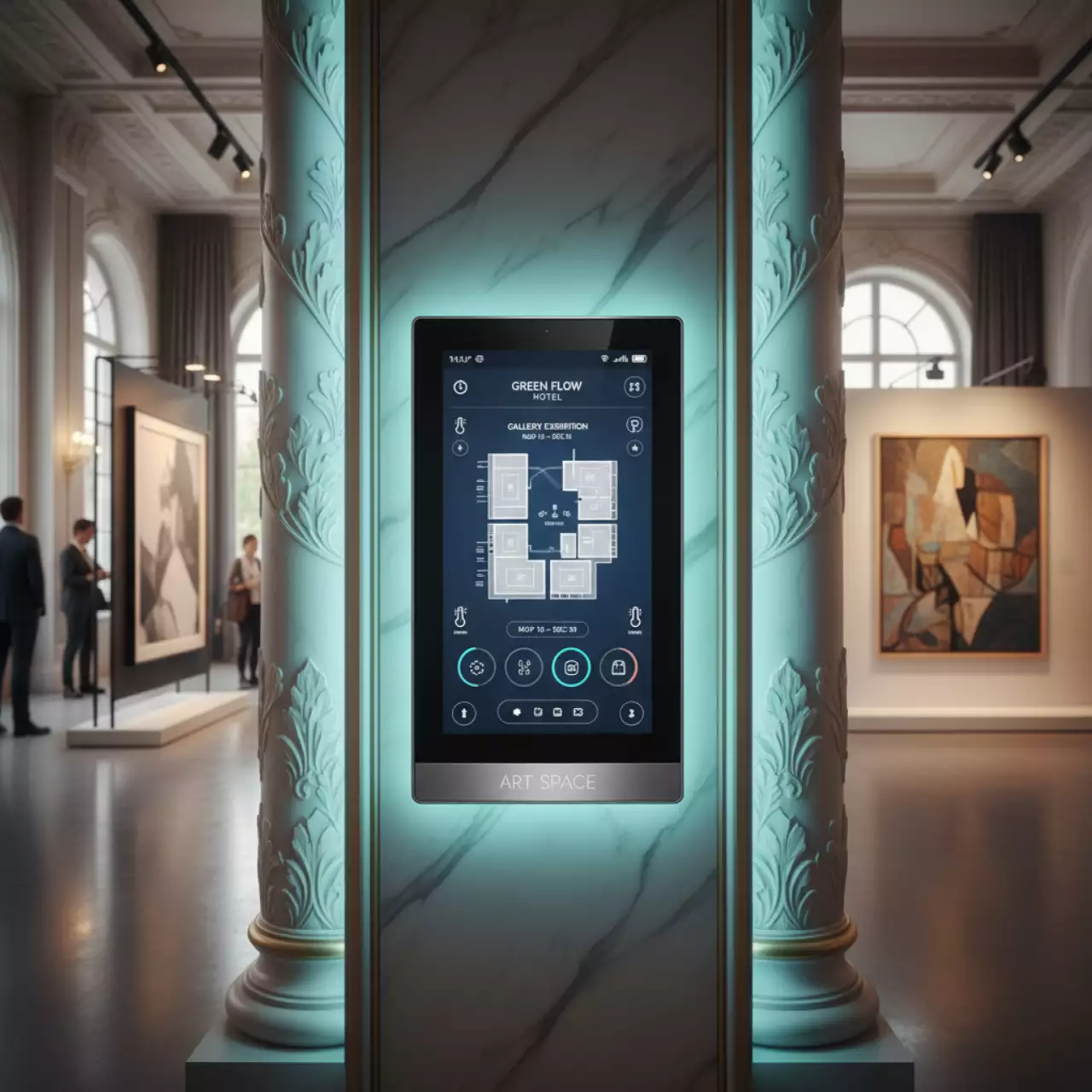 Аренда Панель управления POE Wize WR 10HTT в Green Flow Hotel — ART SPACE