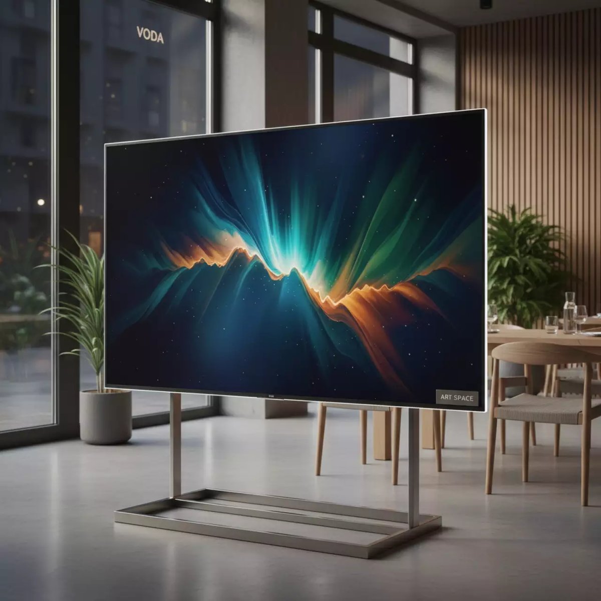 Аренда Панель ЖК и плазма 75 дюймов в ресторане «Voda» — ART SPACE