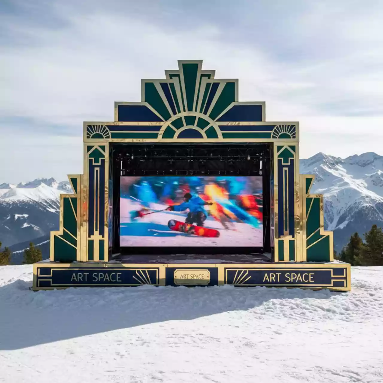 Аренда Панели бесшовные Samsung SyncMaster 460UT B для видеостен на площадке Rosa Peak (2320м) — ART SPACE