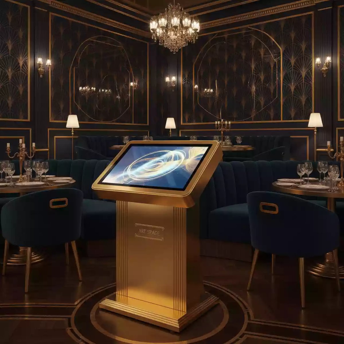 Аренда Панели интерактивные для рекламы в ресторане «Магеллан» — ART SPACE