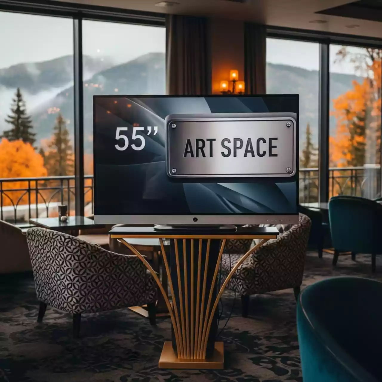 Аренда Панели ЖК и плазменные 55 дюймов на курорте «Газпром» (Альпика) — ART SPACE