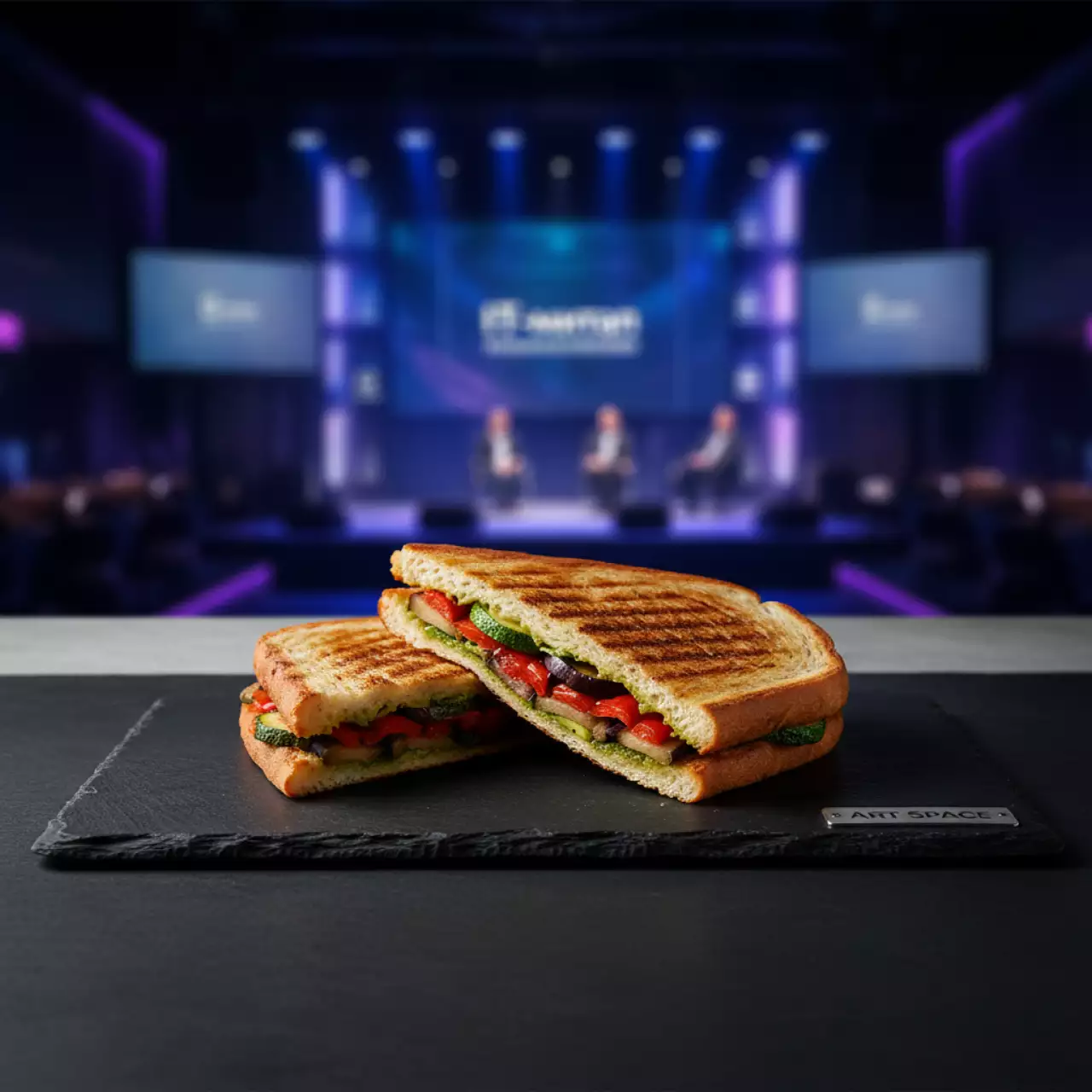 Аренда Панини с запеченными овощами в ресторане «Баран-Рапан» — ART SPACE