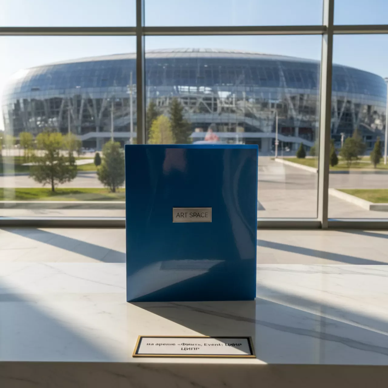 Аренда Папка скоросшиватель Attache А4 с прозрачным верхом синяя на арене «Фишт» — ART SPACE