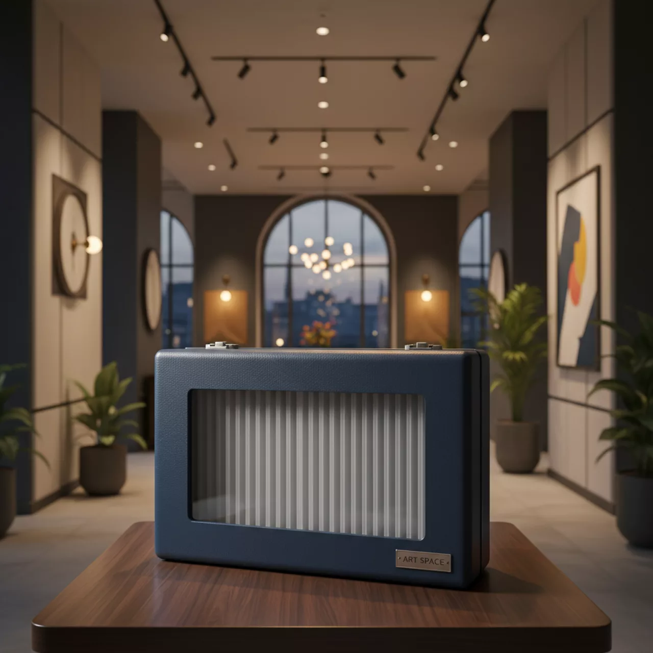 Аренда Папки Attache с 20 файлами А4 синяя в Boutique Hotel PORTUM 1905 — ART SPACE