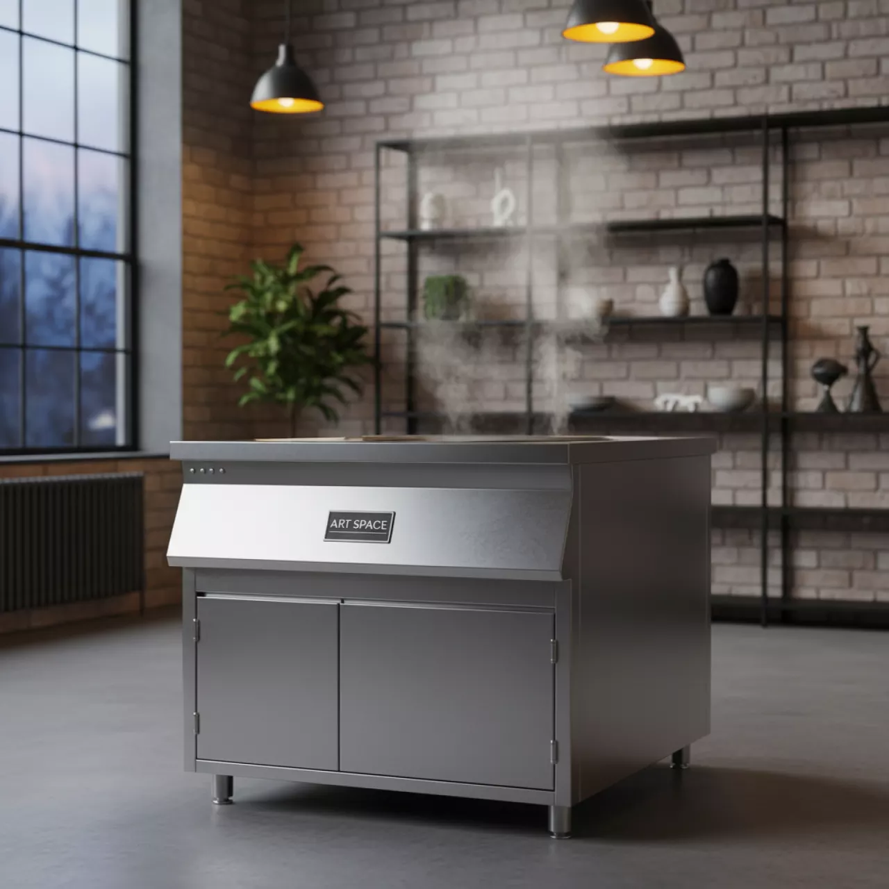 Аренда Пароварка для димсамов HURAKAN HKN DS1 710х710х145 мм в ресторане «La Terrazza» — ART SPACE