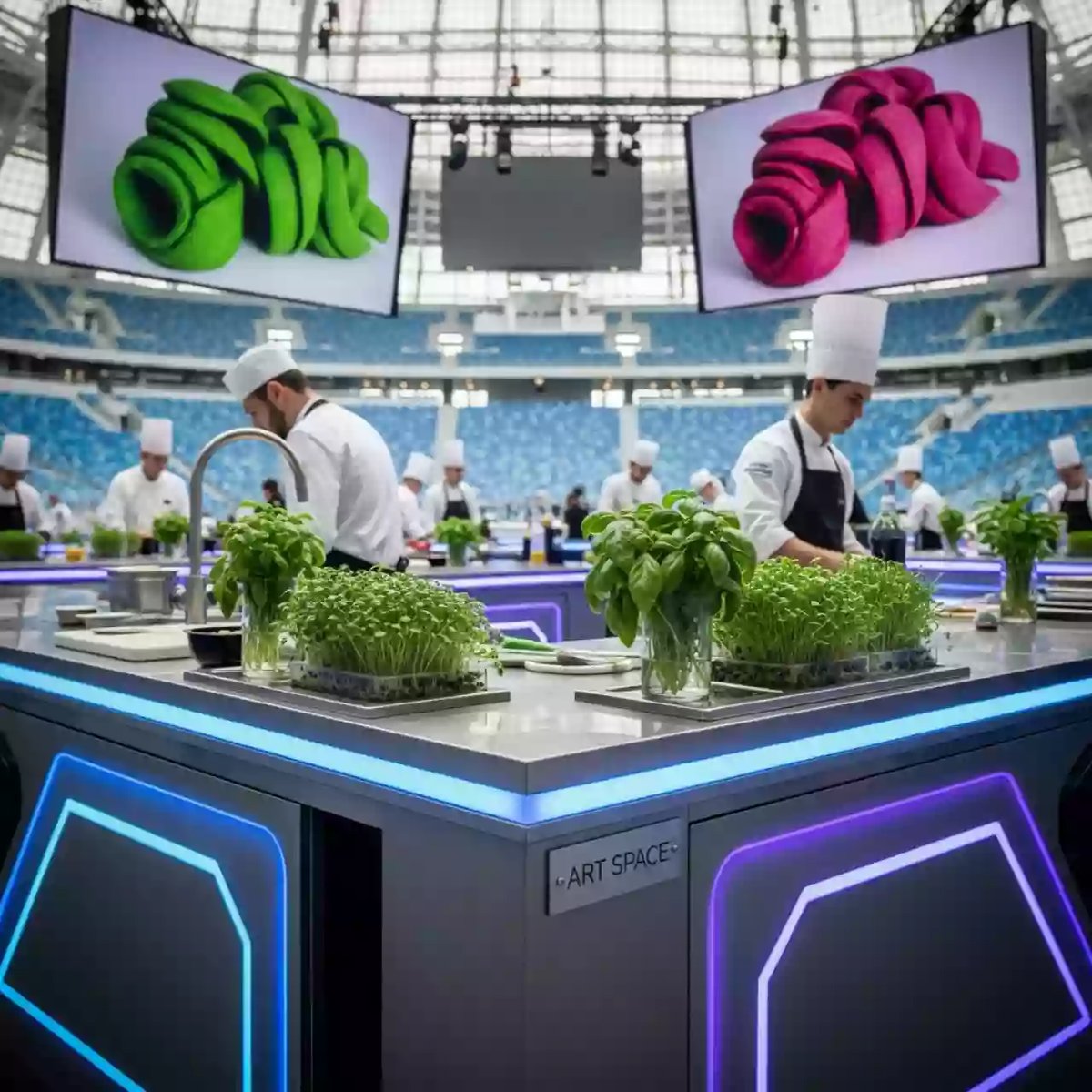 Аренда Паста мастер класс по приготовлению в VK Stadium Sirius — ART SPACE