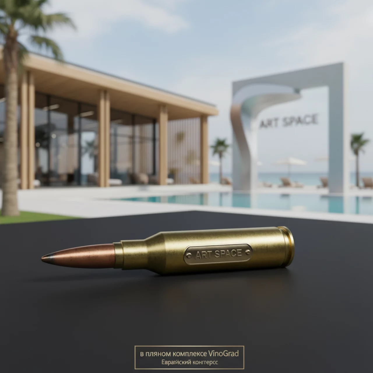 Аренда Патрон учебный 7,62х54 мм для ПК ПКМ СВД в пляжном комплексе VinoGrad — ART SPACE