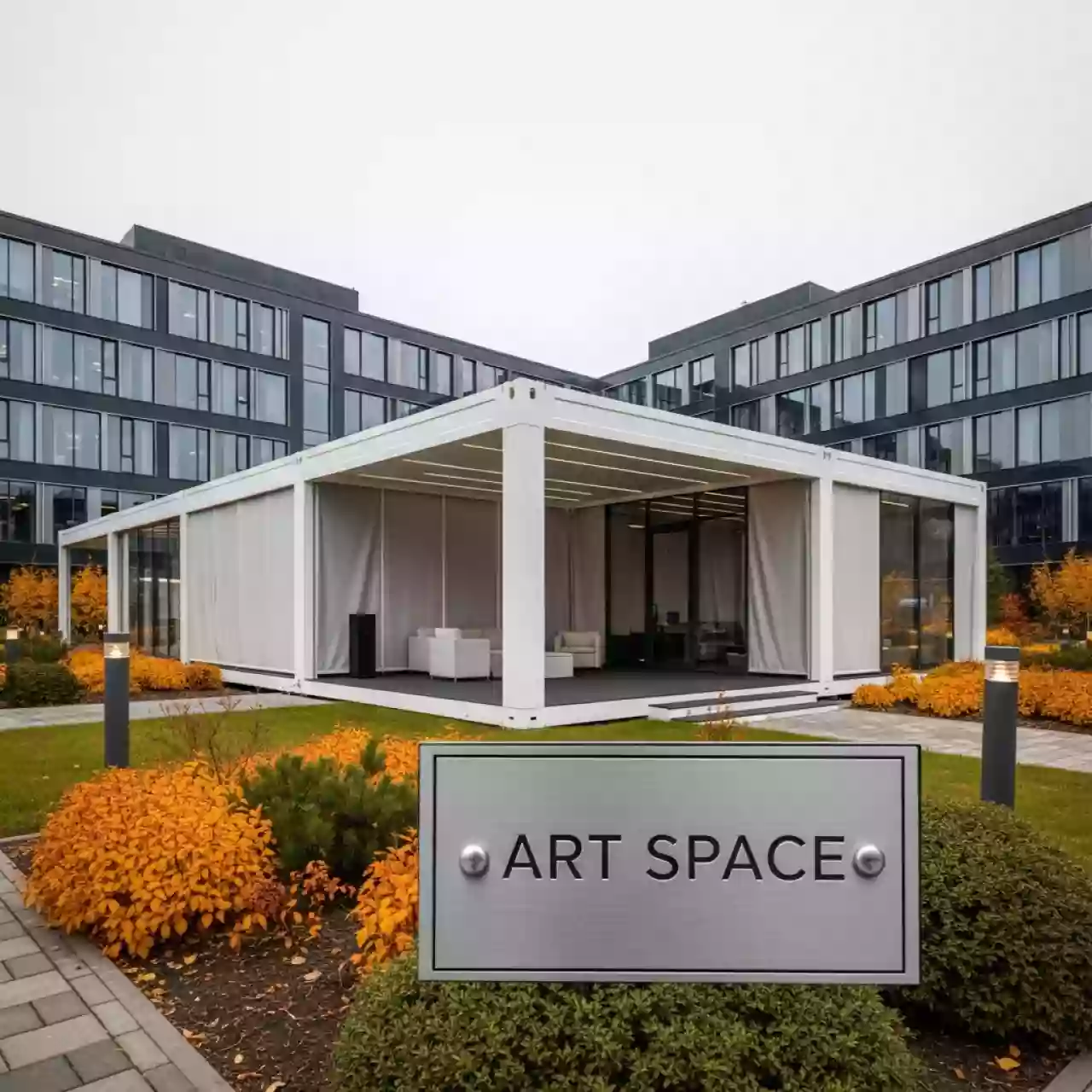 Аренда Павильон 20х10 м для конференции в МФК «Горный» — ART SPACE