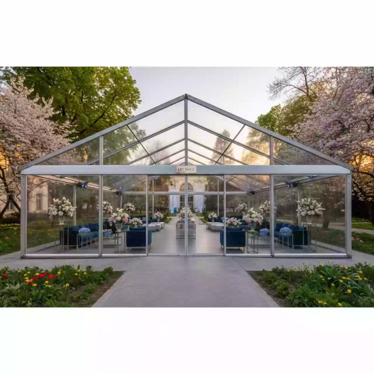 Аренда Павильон тентовый шириной 20 м в санатории «Металлург» — ART SPACE