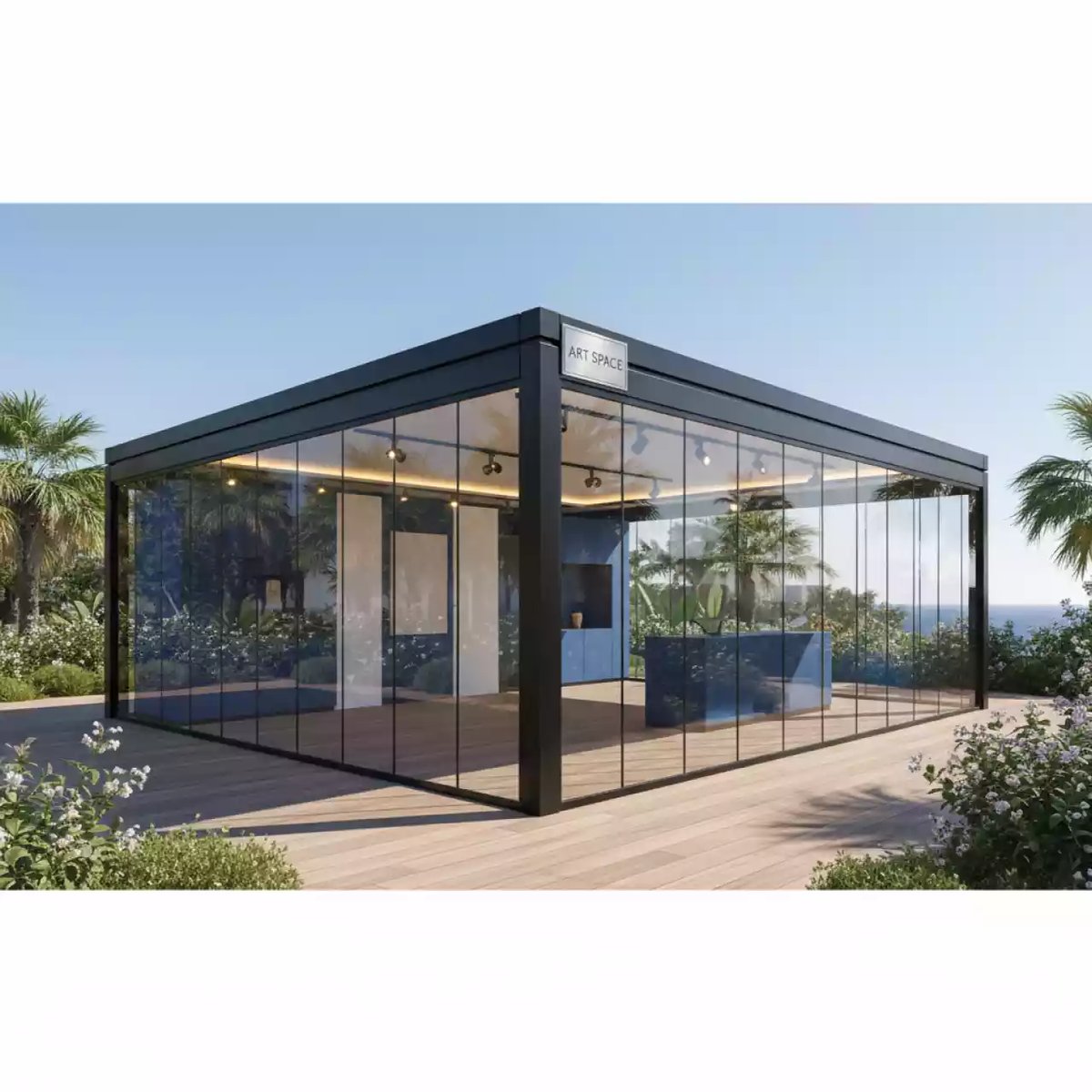 Аренда Павильон выставочный 5х15 остекленный в ресторане «La Terrazza» — ART SPACE