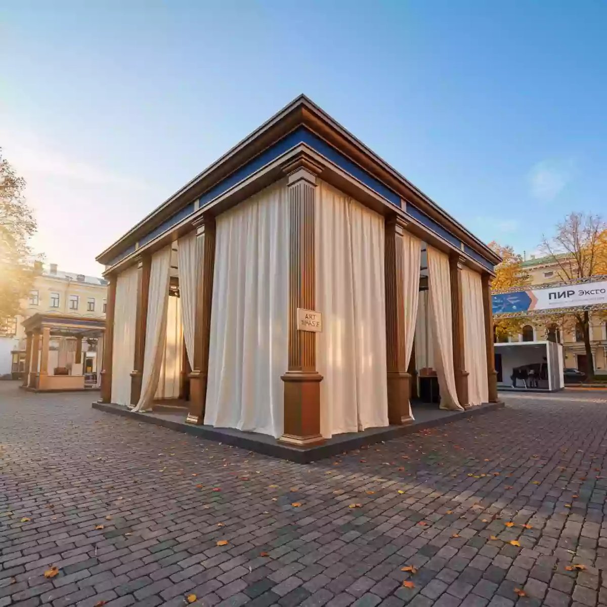 Аренда Павильон выставочный 5х5 м мягкие стенки на Медальной площади — ART SPACE