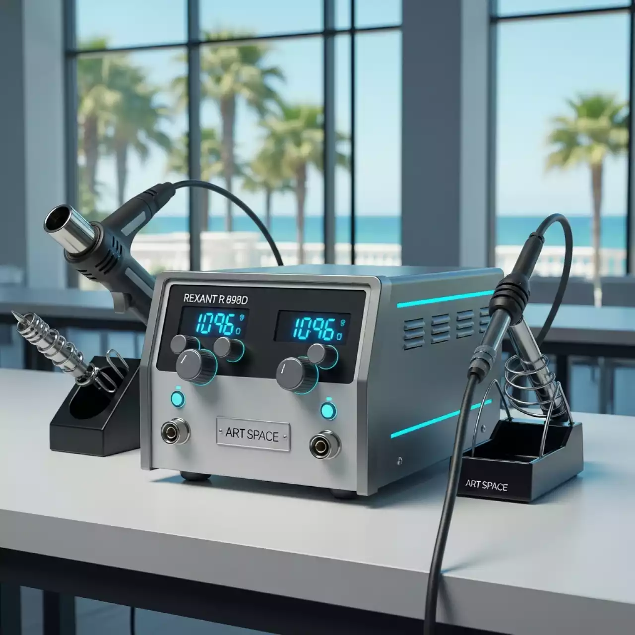Аренда Паяльная станция цифровая REXANT R 898D в конгресс-холле отеля Жемчужина — ART SPACE