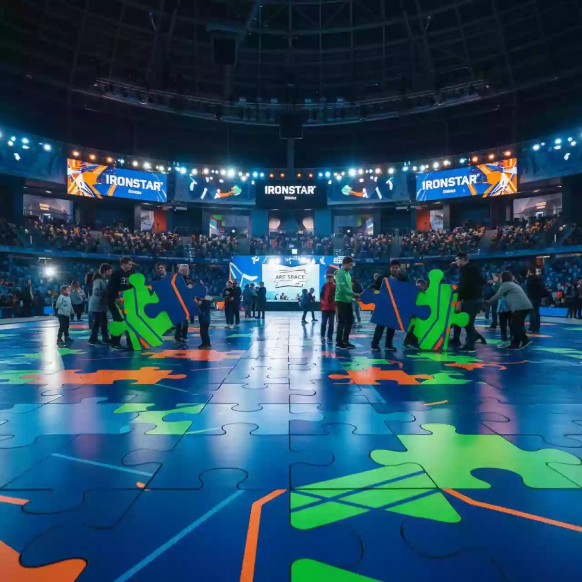 Аренда Пазл футбольный в VK Stadium Sirius — ART SPACE