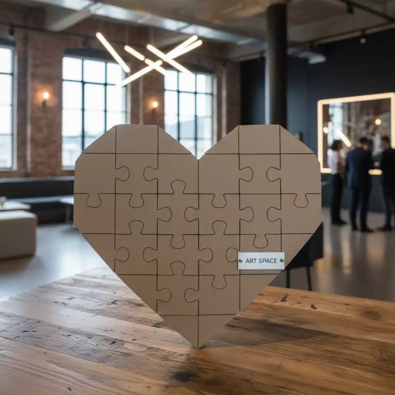 Аренда Пазл Сердце картонный 190х175 мм 75 элементов в Pullman Sochi Centre — ART SPACE