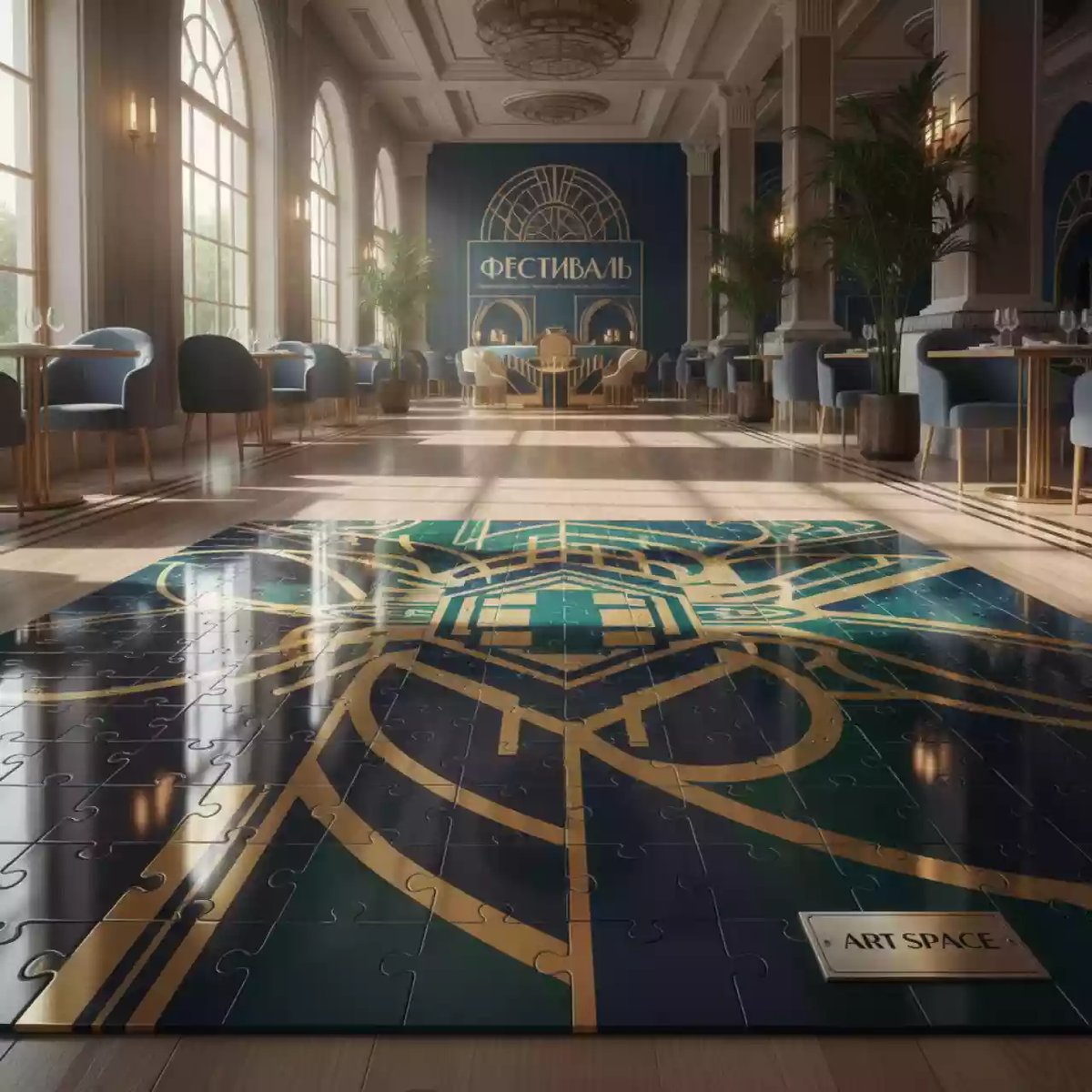 Аренда Пазлы Мега в ресторане «Voda» — ART SPACE