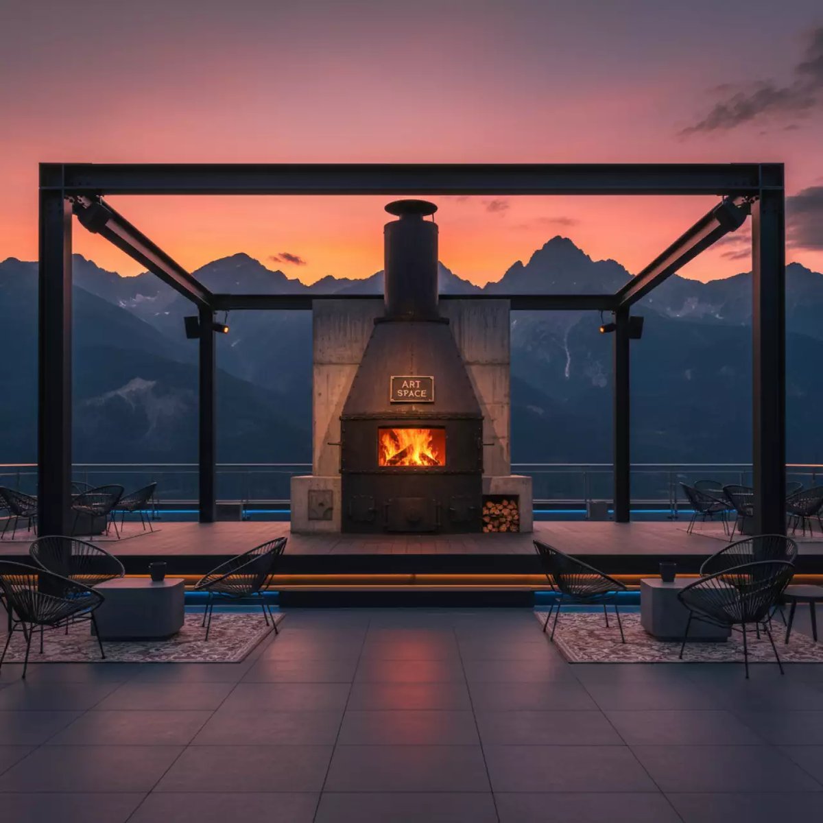 Аренда Печь русская в Radisson Hotel Rosa Khutor — ART SPACE