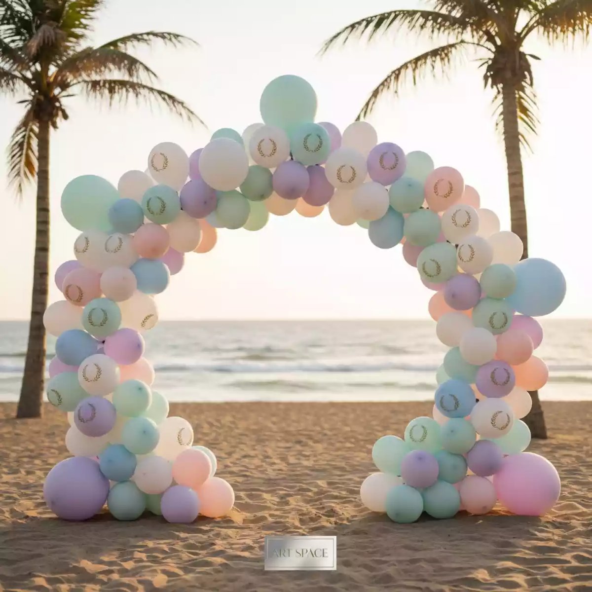 Аренда Печать на шарах 200 штук Сочи — ART SPACE