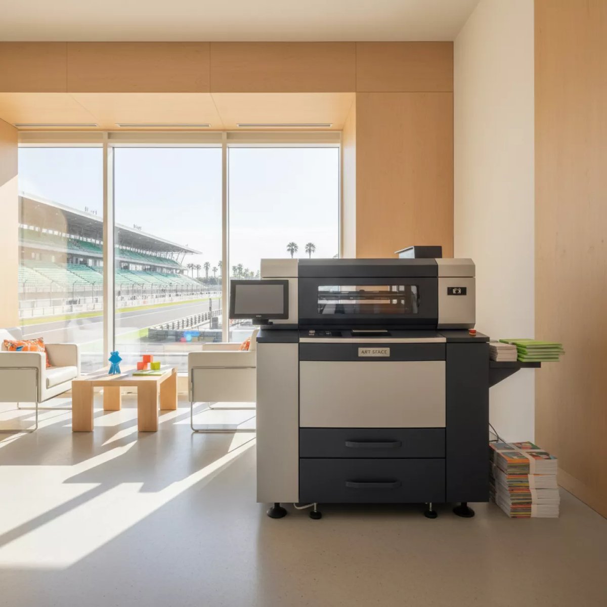 Аренда Печатная машина цифровая Konica Minolta AccurioPrint C4065 на Сочи Автодроме — ART SPACE