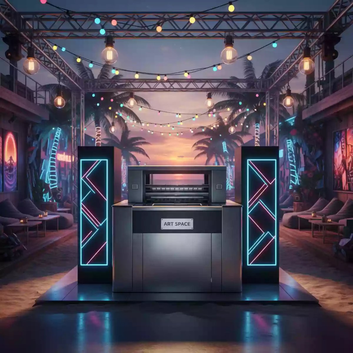 Аренда Печатная машина цифровая Ricoh Pro C7210X в пляжном клубе Del Mar — ART SPACE