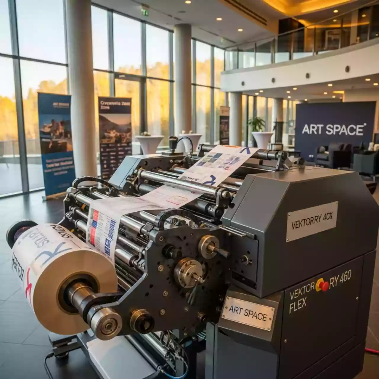 Аренда Печатная машина флексографическая Vektor Flex RY 460 в Rodina Grand Hotel & SPA — ART SPACE