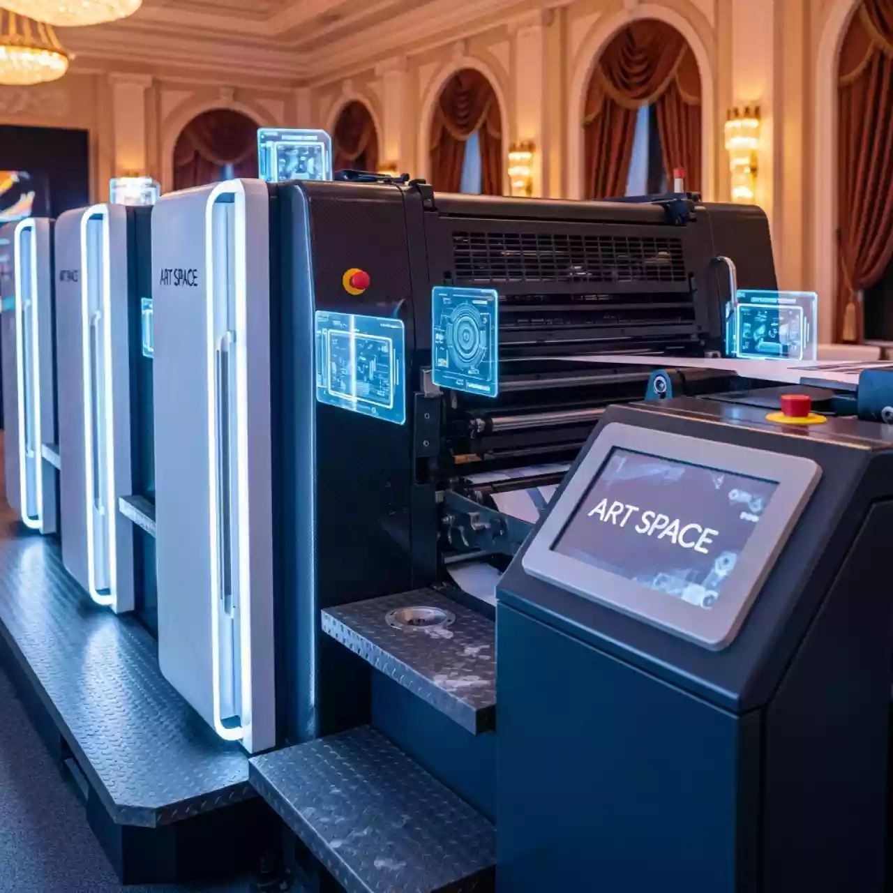 Аренда Печатные машины офсетные в ресторане «Brunello» — ART SPACE