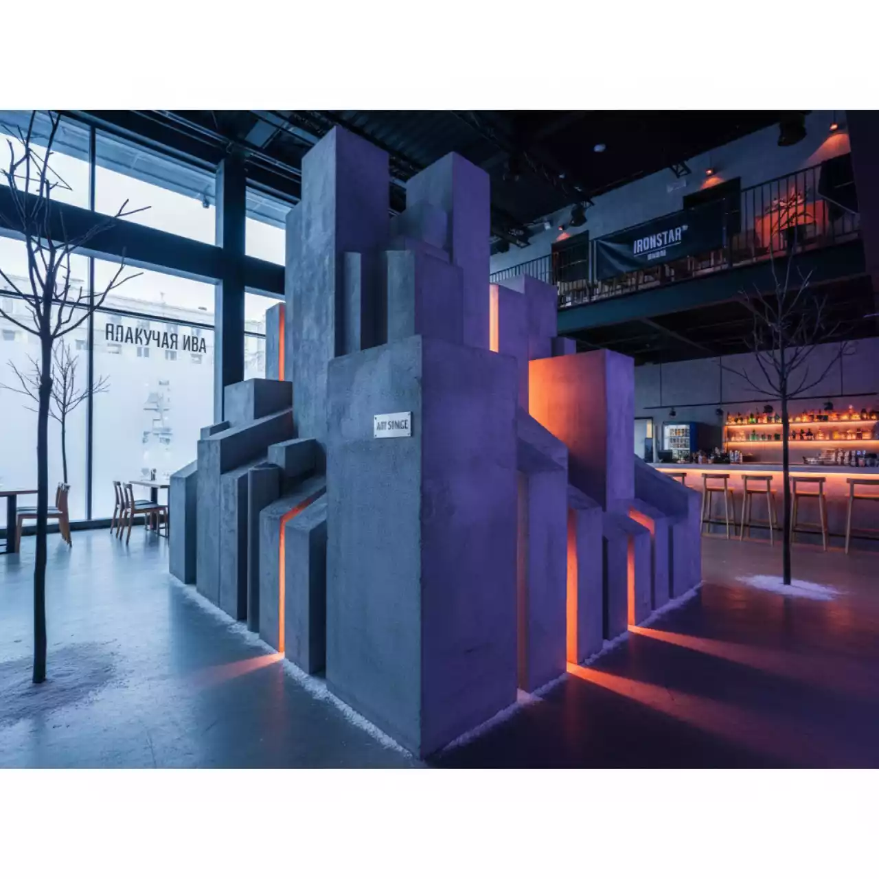 Аренда Пенополистирол EPS в ресторане «Плакучая Ива» — ART SPACE