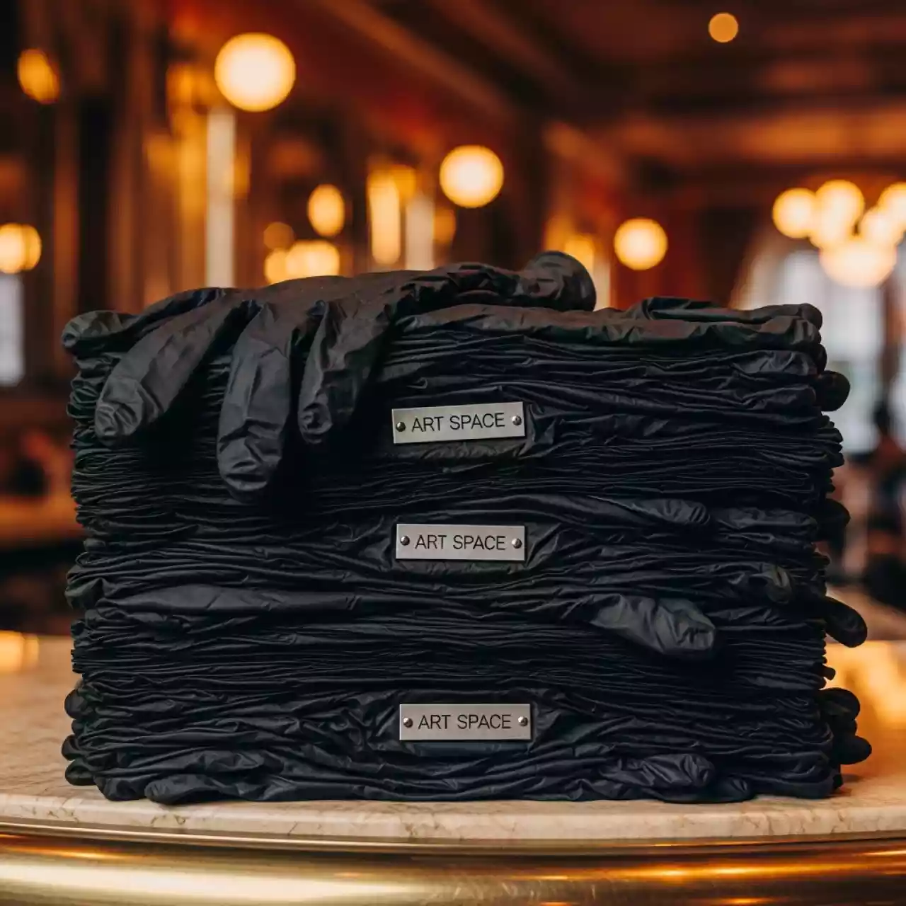 Аренда Перчатки нитриловые черные размер L 100 шт в ресторане «D.O.M» — ART SPACE