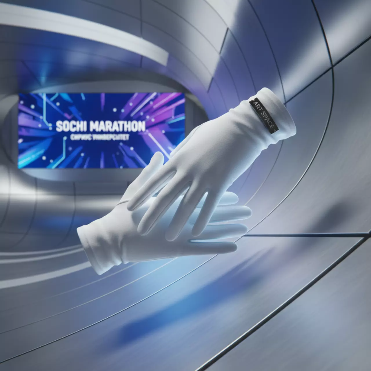 Аренда Перчатки официанта белые в Университете «Сириус» — ART SPACE