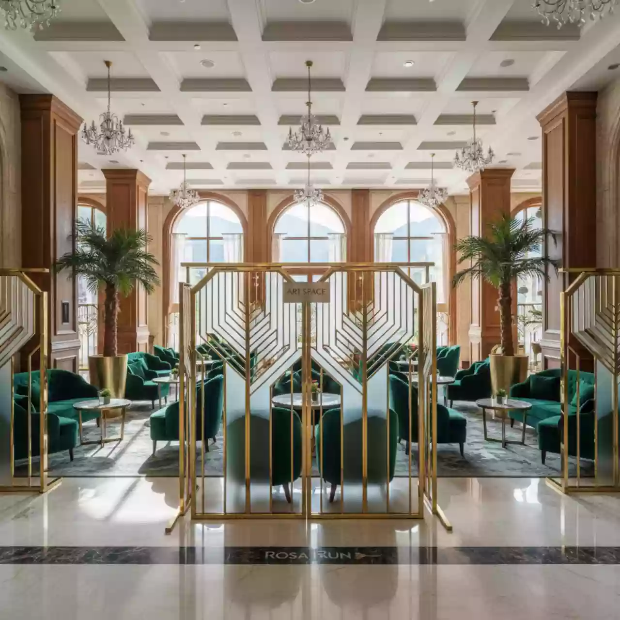 Аренда Перегородки мобильные в Radisson Hotel Rosa Khutor — ART SPACE