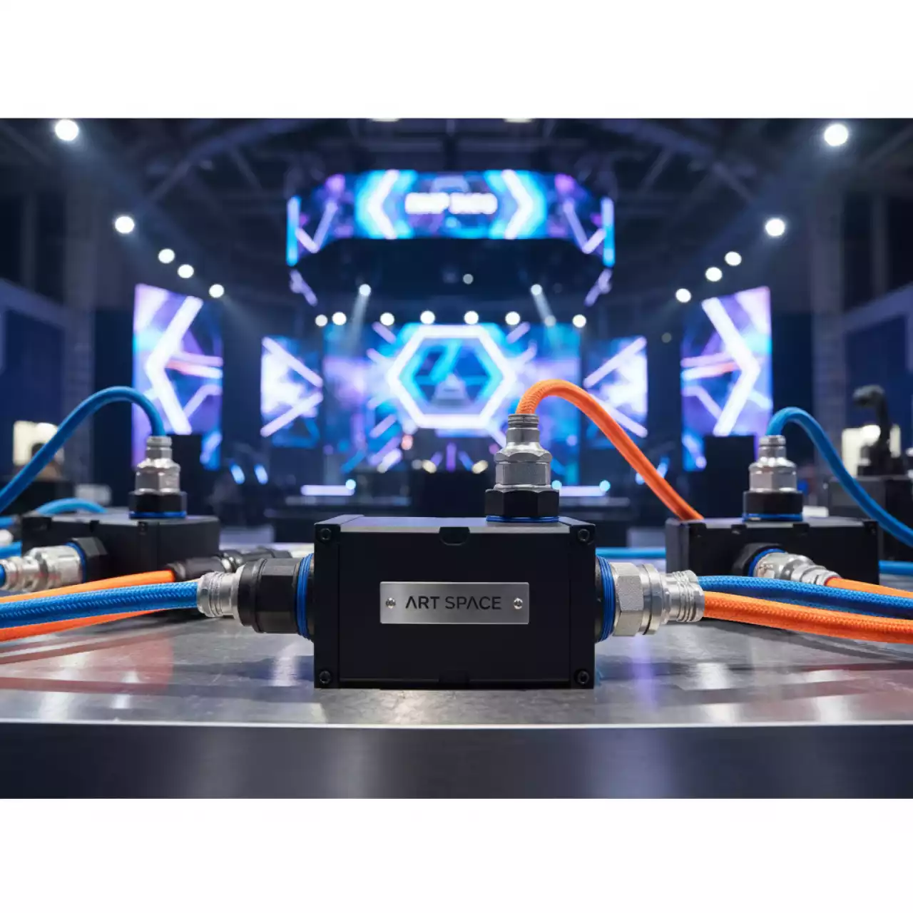 Аренда Переходники и разветвители для розеток в ледовом дворце «Роза Хутор» — ART SPACE